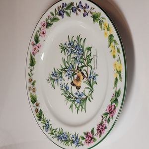 Royal worcester herbs rosemary &butterfly  plate